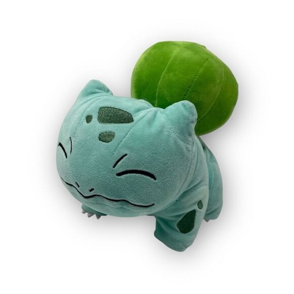 Pokemon Bulbasaur Sleeping Closed Eyes 2022 Plush Buddy Stuffed Jazwares - Picture 1 of 11